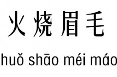 火燒眉毛五行吉兇_火燒眉毛成語故事