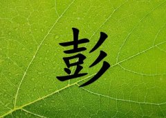 姓彭男孩起名五行屬木兩個字名字_姓彭男孩屬木100分兩個字名字