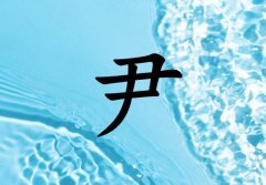 姓尹男孩起名五行屬水兩個字名字_姓尹男孩屬水100分兩個字名字