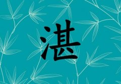 姓湛男孩起名五行屬木兩個字名字_姓湛男孩屬木100分兩個字名字
