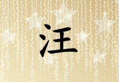 姓汪男孩起名五行屬金兩個字名字_姓汪男孩屬金100分兩個字名字